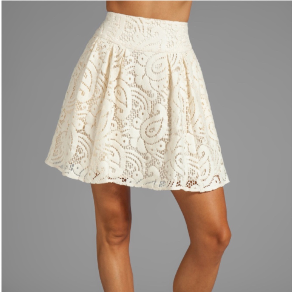 Nanette Lepore Lace Skirt